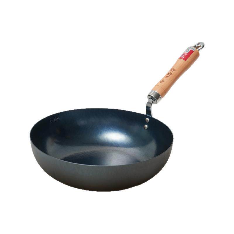 章丘铁锅正品一人食小锅圆底