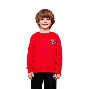 匡威童装2025春季新款儿童加绒卫衣男女童上衣中大通休闲时尚长袖