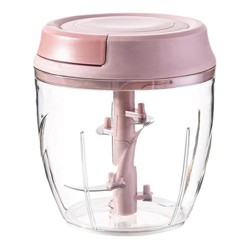 蒜泥神器搅蒜器厨房家用捣蒜器手动拉蒜器大蒜肉沫宝宝辅食料理机