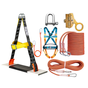 坐板高空作业装备全套外墙吊绳吊板座板安全绳套装蜘蛛人专用工具