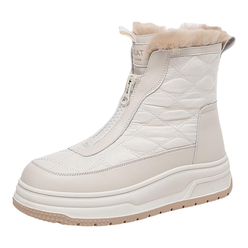 星期六雪地靴女冬季新款高帮鞋东