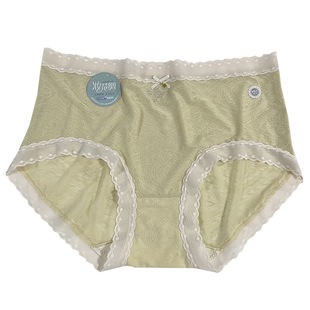 米娅林妆花绸3条装内裤蚕丝抑菌底裆夏季轻薄透气中腰无痕短裤女