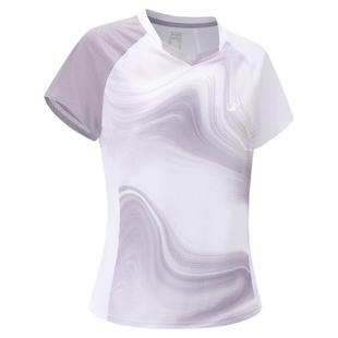 迪卡侬轻量羽毛球服女装短裤运动套装速干短袖透气球衣短裙IVE1