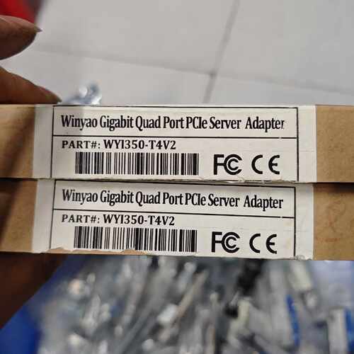 Winyao WY1350T4V2千兆网卡，四口PCI-E服议价