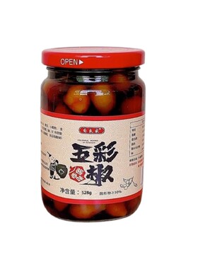 广西特产五彩泡椒七彩下饭灯笼椒