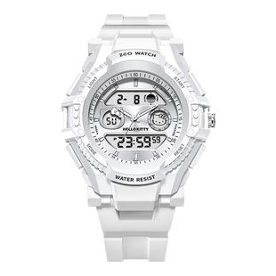 HelloKitty运动手表女款初中高中学生儿童女孩只看时间女生电子表