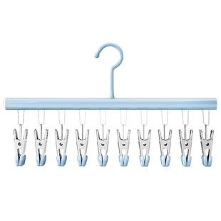 袜子晾衣架多夹子晾晒架学生宿舍多功能防风袜夹阳台晒内衣裤神器