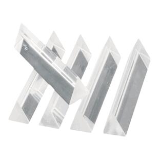 幼儿科学光学实验光的颜色防摔亚克力安全三棱镜多棱镜组合工具套