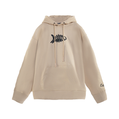 2025新款品牌薄款全棉阔型印花潮牌卫衣女装秋冬显瘦情侣