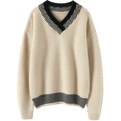 金贝绒高端100%纯山羊绒衫