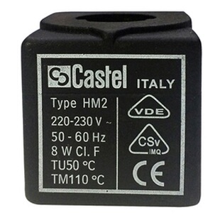 全新 Castel 卡士妥电磁阀 冷库制冷电磁阀 HM2/HF2线圈
