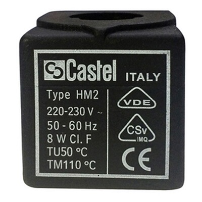 全新 Castel 卡士妥电磁阀 冷库制冷电磁阀 HM2/HF2线圈