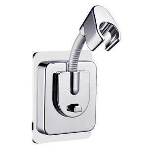 花洒淋浴喷头支架免打孔浴室水管配件固定器浴霸万向花晒底座神器