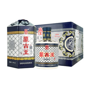 38度蒙古王经典蓝包整箱6瓶浓香型草原特产白酒顺丰包邮