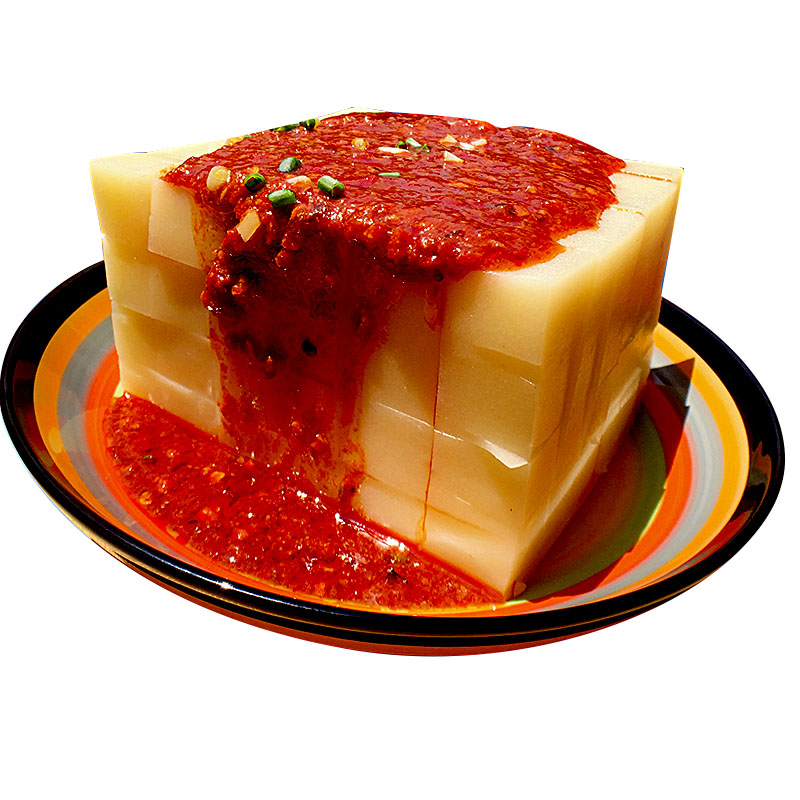 正宗秀山米豆腐米凉粉凉糕包邮选