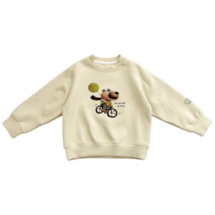 精品童装~男童圆领卡通卫衣2026春装新款中小童宝宝舒适百搭上衣