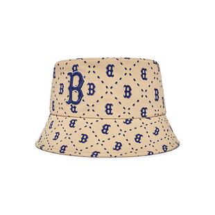 MLB官方 男女同款时尚百搭钻石老花渔夫帽户外春夏HT77/HTM04