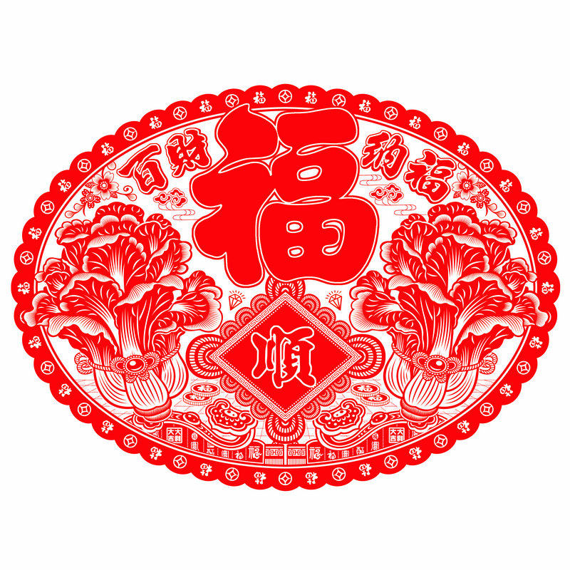 大号植绒窗花玻璃贴多款可选