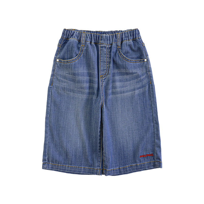 ILOVEJ女童牛仔阔腿裤夏