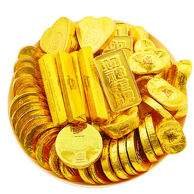徐福记金币巧克力散装喜糖年货