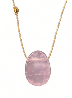 天然水晶项链原创吊坠简约礼物