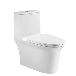 箭牌350坑距马桶大冲力小户型家用卫生间防溅抽水节水虹吸坐便器