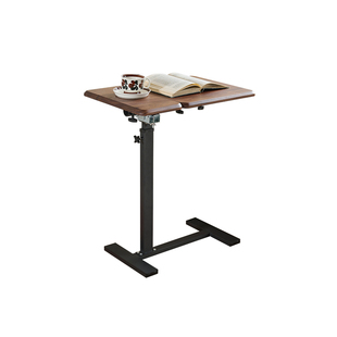 北美黑胡桃边几桌可移动床边桌升降学习电脑桌客厅可翻转沙发插几