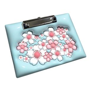 厚刻写字垫板文件夹定制LOGO A6手拿小尺寸饭店写菜单医院医生放口袋厚实写字不软塌 文具办公用品收纳板透明