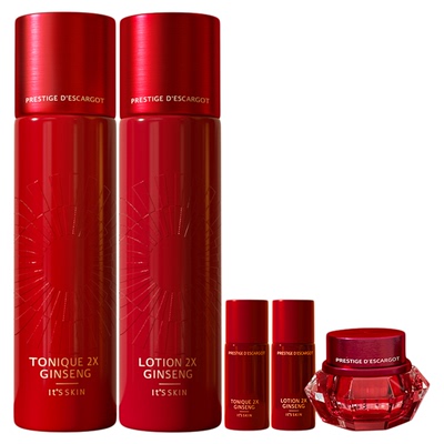 伊思红参蜗牛水乳抗老紧致护肤品