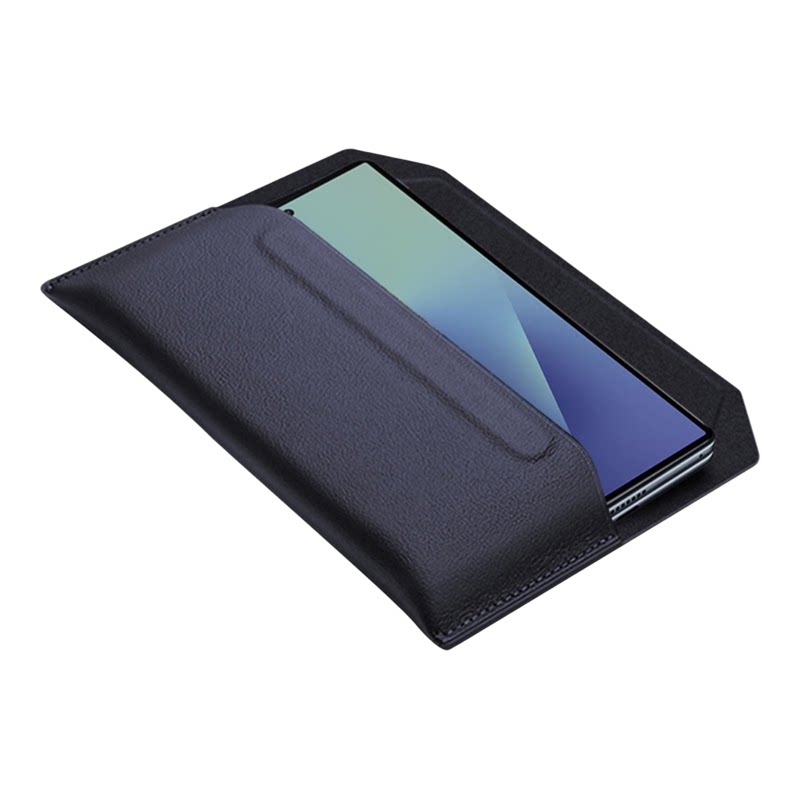 适用三星折叠屏Z Fold8 Ultra真皮手机壳Fold 8/7/6/5/4/3磁吸信封式高档保护套w26/W25/W24/W23全包防摔皮套