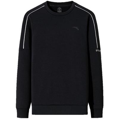 安踏休闲加绒保暖套头卫衣