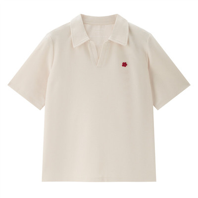 Giordano刺绣凉感冰氧酷polo