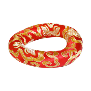 颂钵圈垫尼泊尔手工缝制刺绣颂钵配件钵垫颂钵底垫木鱼垫宫廷国风