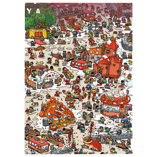行运过大年造景贴纸YIYA咿呀6.0特油街景系列新春集市微缩场景3D立体贴画手工diy解压益智玩具女孩生日礼物