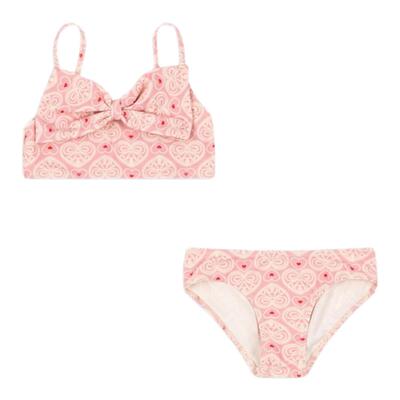 65Z现货Little丹麦Konges slojd SS25春夏女宝宝粉色泳衣泳帽泳鞋