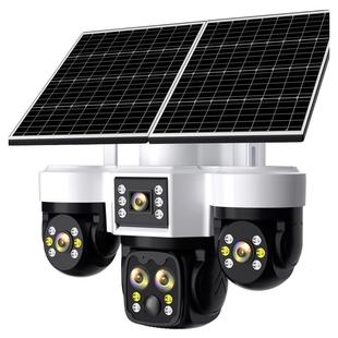 太阳能监控器360度无死角手机远程室外高清家用免插电监控摄像头