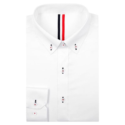 GIEVESCHARLES撞色长袖衬衫