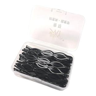 碎发发夹黑色无痕一字夹后脑勺夹子刘海头饰发卡头发夹子网红边夹