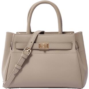 百丽包包女新款高级质感通勤红色大容量斜挎妈妈包手提包X5348DX4