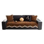 复古风异形沙发垫盖布2025新款座垫四季通用美拉德固定防滑坐垫子