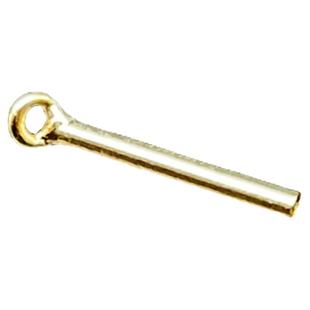 金色前打竿顶环竿尖过线环全金属微物竿稍手竿改装导眼尖环DIY配