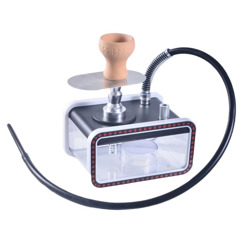 阿拉伯水烟套装酒吧KTV水烟壶全套果味水烟筒带灯烟壶hookah