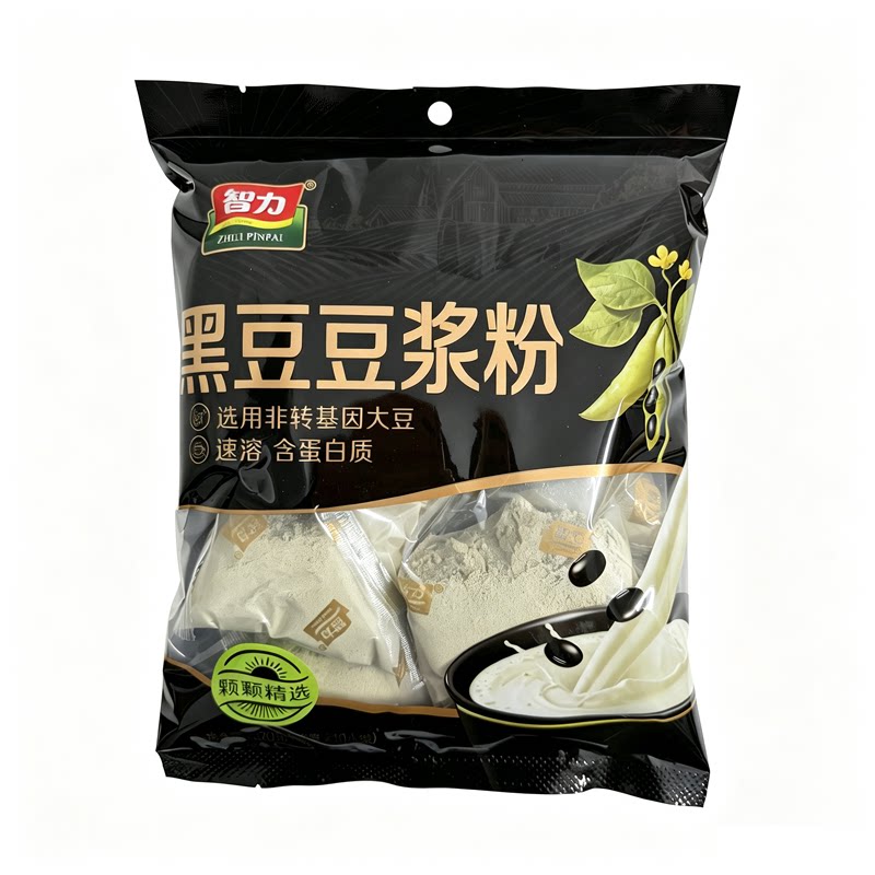 智力豆浆粉小袋冲饮黄豆黑豆早餐豆浆
