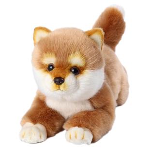 科迈特秋田犬玩偶高仿真小狗狗玩具毛绒柴犬公仔女孩娃娃生日礼物