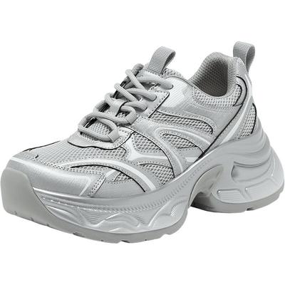 Bata老爹鞋女2025秋商场新款通勤百搭运动时尚厚底休闲鞋B5822CM5