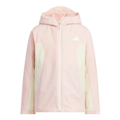 adidas阿迪达斯女大童运动训练保暖连帽羽绒服外套KC5923