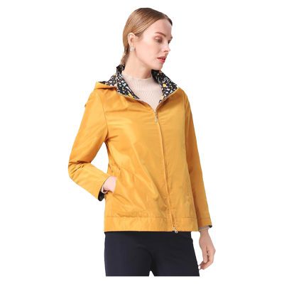 妙采连帽时尚风宽松外套春秋装