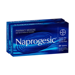 【自营】拜耳Naprogesic痛经小蓝片萘普生经期生理期姨妈痛止疼片