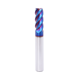 65钨钢铣刀蓝色涂层硬质合金