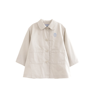 ILOVEJ韩国童装2026春新款韩系女童经典风衣中长款外套/JYSOU09